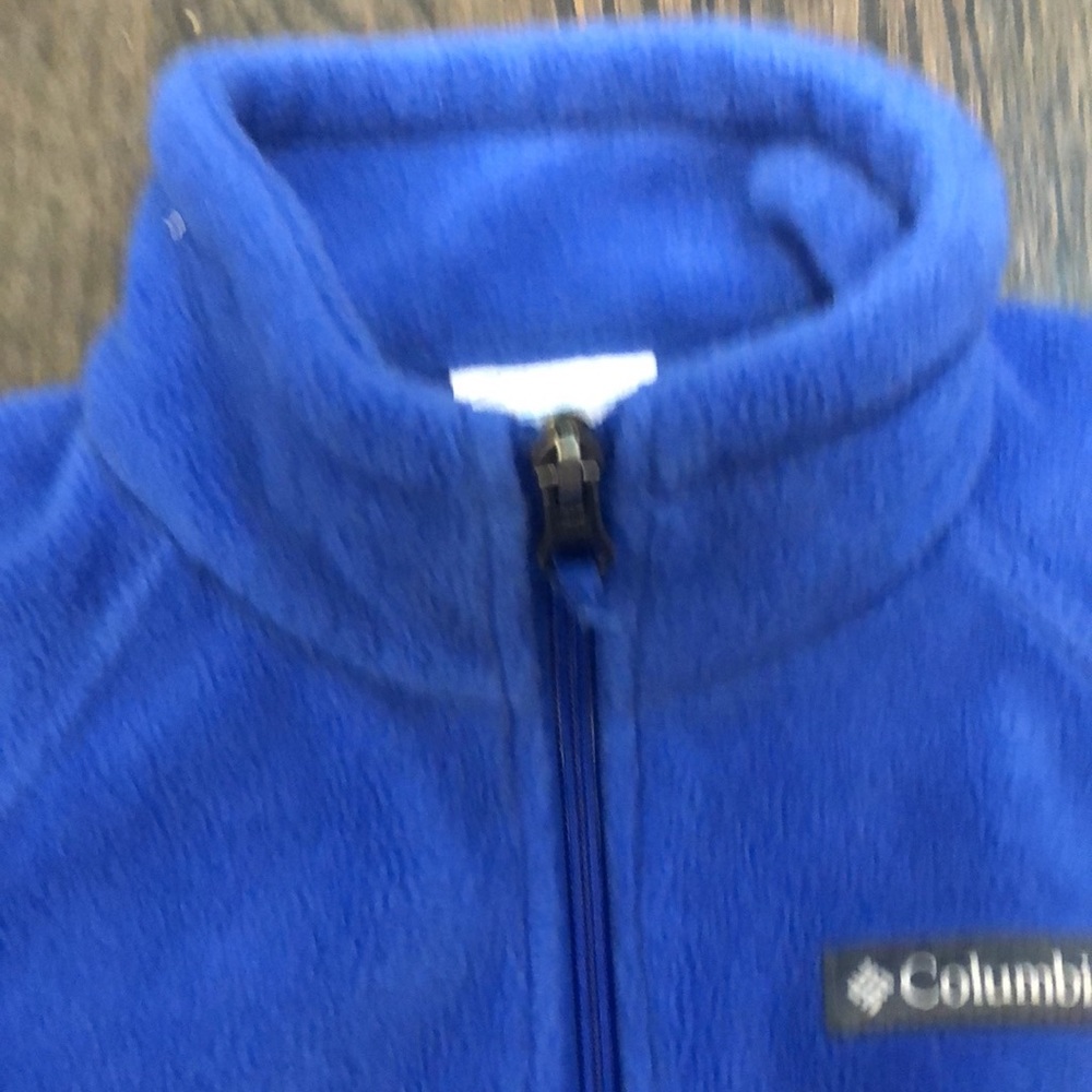 - Kid’s unisex Columbia fleece jacket size small blue - Picture 2 of 5
